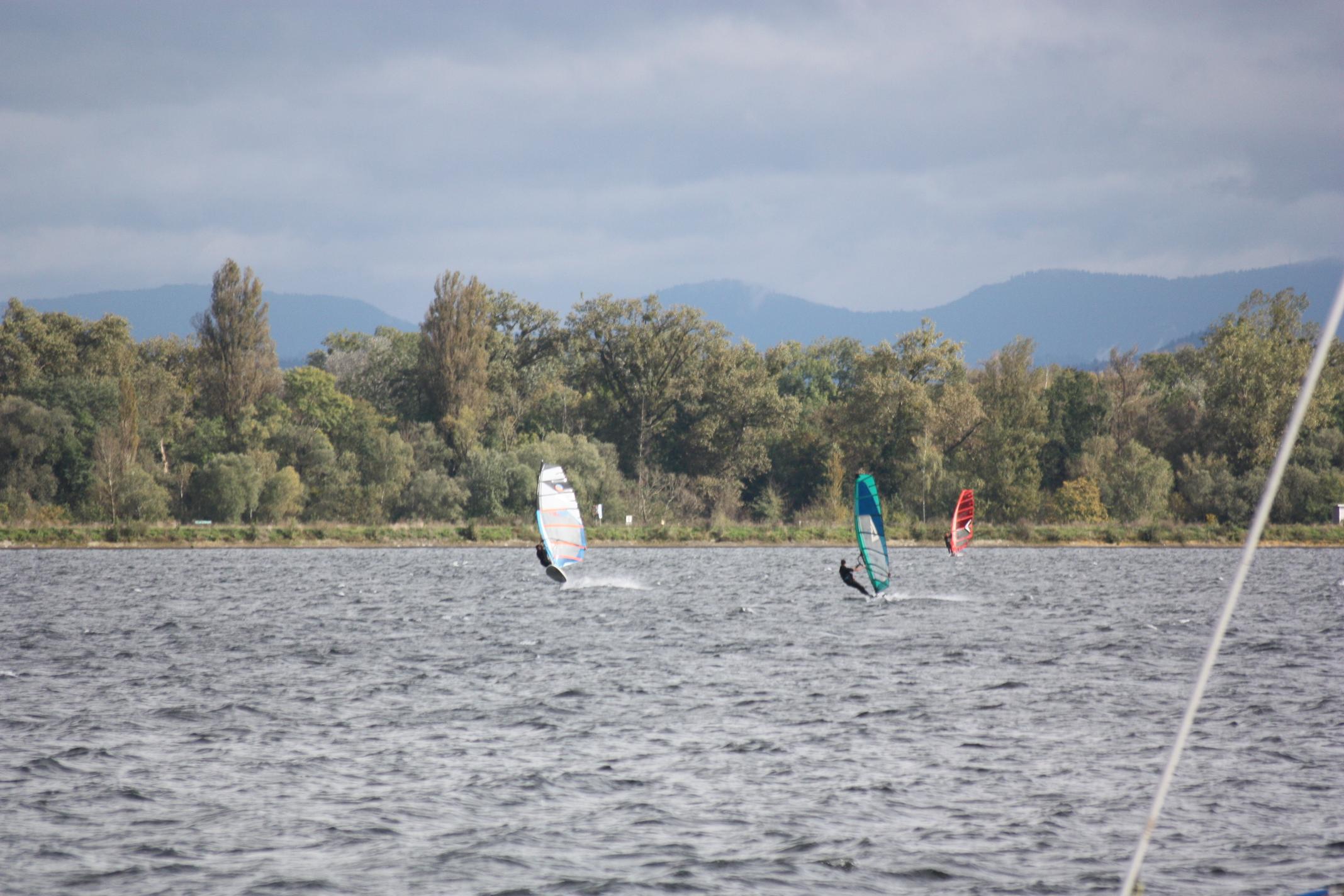 Image de la planche à voile au bassin de Plobsheim